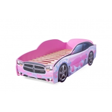 Кровать-машина "Додж" розовый